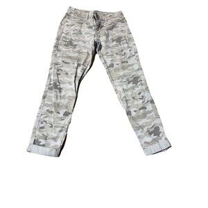 new york and company Camo Ankle Pants  Leggings Size 6